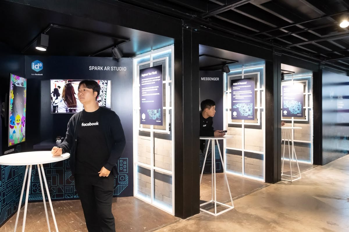 Zona de recepción para una jornada de PC
